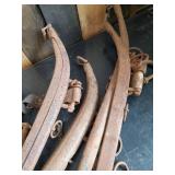 Lot of 3 pair Vintage Horse Hames