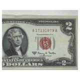 TWO DOLLAR RED SEAL NOTE SERIES 1963 A