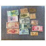 LARGE LOT OF FORGEIN PAPER CURRENCY