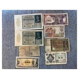 LARGE LOT OF FORGEIN PAPER CURRENCY