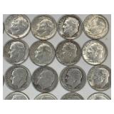 LOT OF 30 SILVER DIMES MIXED DATES