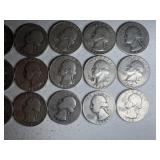 LOT OF 15 SILVER QUARTERS MIXED DATES