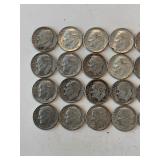 LOT OF 30 SILVER DIMES MIXED DATES