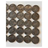 LOT OF 40 NICKLES MIXED EARLY DATES