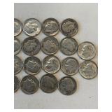 LOT OF 30 SILVER DIMES MIXED DATES