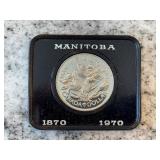 1970 CANADIAN SILVER DOLLAR MANITOBA