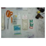 Huge lot, thread and sewing items plus can coolers!