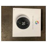 Google Nest Learning Thermostat - Smart Wi-Fi Thermostat - White  Customer Returns See Pictures