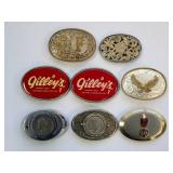 Belt Buckles Lot Vintage Lot of 8