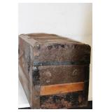 Vintage Decorative Trunk with Intricate Metal Detailing