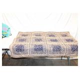 Collection of 9 Colorful Handmade Blankets and Throws