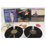 Collection of 8 Vintage Vinyl Records Including Christmas and Gospel Themes