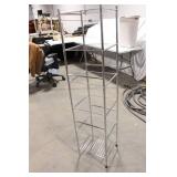 4-Tier Chrome Wire Storage Shelf Rack