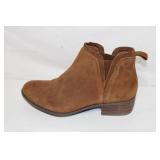 Womenâs Skechers Brown Suede Ankle Booties - Size 7