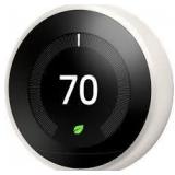 Google Nest Learning Thermostat - Smart Wi-Fi Thermostat - White   Customer Returns See Pictures