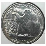 1943 Uncirculated Walking Half Liberty Dollar (MS+++)