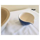 Pampered Chef Stone & Ceramic Bowl