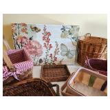 Collection of Vintage Woven Baskets