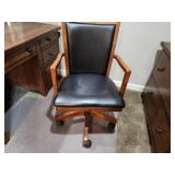 Classic Wooden Office Chair Black