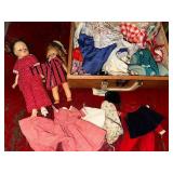 Vintage Dolls & Clothing Set