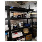 Metal Storage Shelving Unit - Contents Not Included