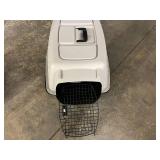 Gray and Black Dog Crate