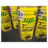 6 x 12ct Pack of Jiffy 3" Seed Starters