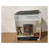 Mainstays 2-Setting 3D Electric Stove Heater with Life-like Flame