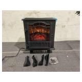 Mainstays 2-Setting 3D Electric Stove Heater with Life-like Flame