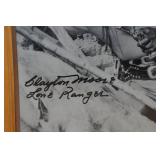 Signed Framed Poster of Lone Ranger