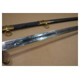 1860 CSA Shelby Officer Civil War Replica Sword