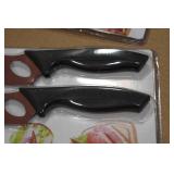 *2* Copper Knife Sets with Dishwasher Safe Reuseable Utensil Sets