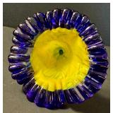 Hand Blown Art Glass Floral Stem