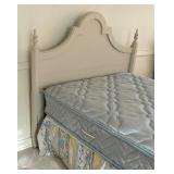 Two Vintage Twin Beds with Bedding