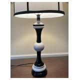 Stylish Black and White Table Lamp