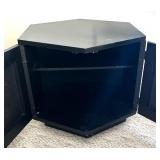 Vintage Hexagon Side Table / Accent Table