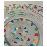 Hand Painted Serving Bowl by Vikki