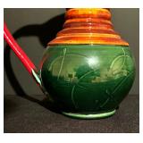 Vibrant Artisan Crafted Pottery Pitcher