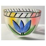 Ulrica Hydman Vallien Glass Bowl Tulip