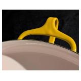 Yellow Dansk Enamel Paella Pan