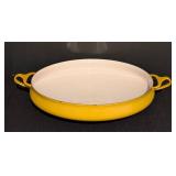 Dansk Yellow Enamel Paella Pan