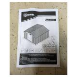 Outsunny Vinyl-coated Steel Storage Shed Model #845-031V01