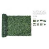 Bybeton Artificial Ivy Privacy Fence Screen - 50 Sq. Ft. UV Protected Wall Planter