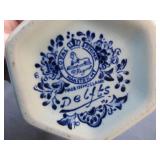 Blue Delft Sugar & Vase