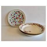 Three Vintage Decorative Plates - LIMOGES