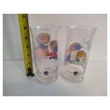 Vintage 1982 ET Extra Terrestrial Pizza Hut Glasses