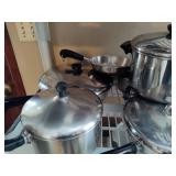 Lot of Assorted Stainless Steel Pots & Pans