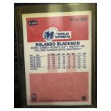 "Rolando Blackman" 1986 Fleer #11