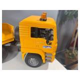 Bruder MAN TGA 41440 Truck with Crane and Flatbed Trailer