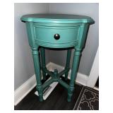 Teal Vintage Side Table